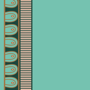 Petal Stripe Border-54inch