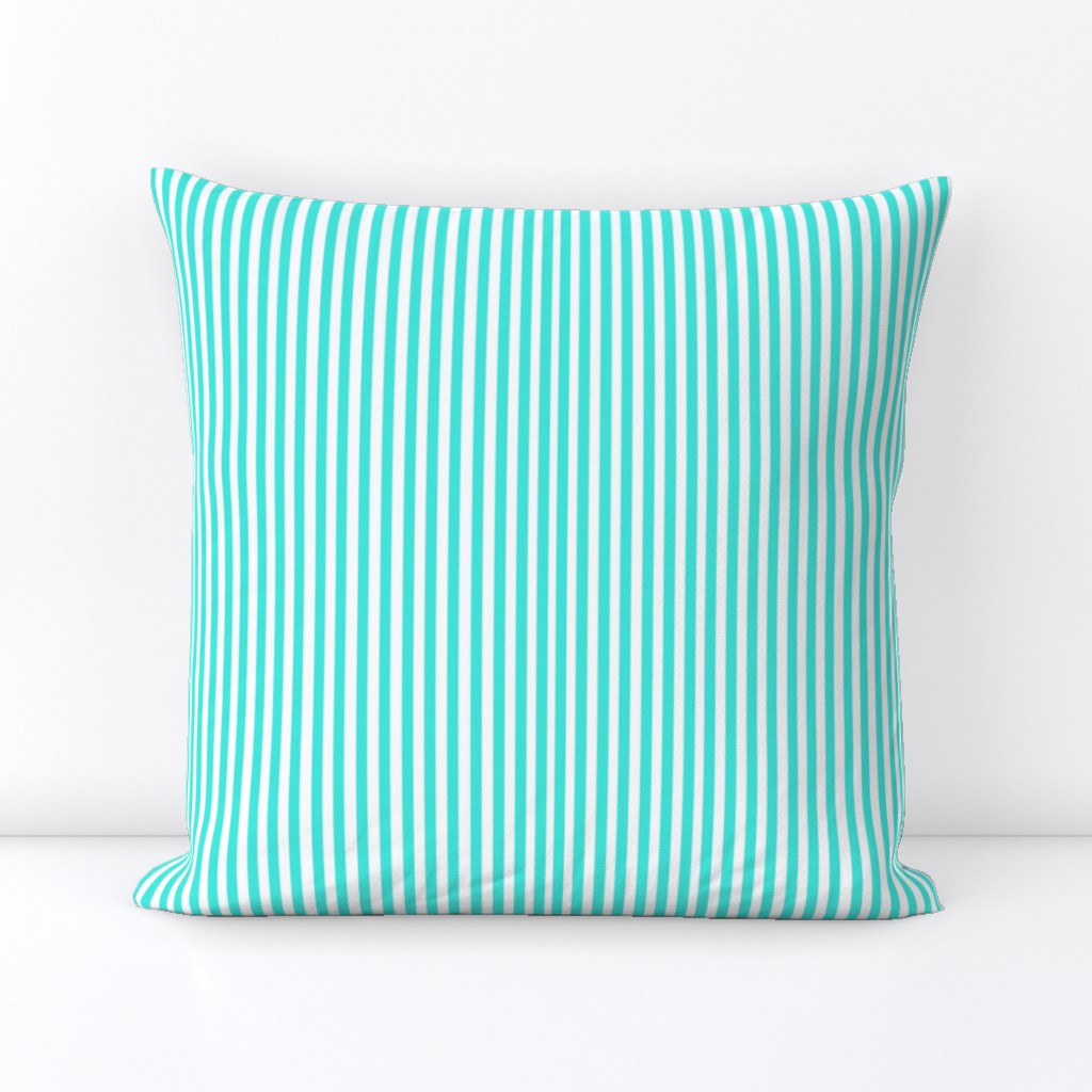 Perfectly Pinstripe // Turquoise