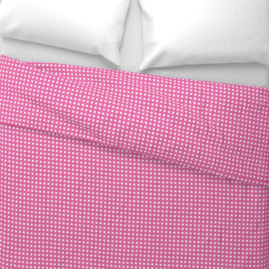 Square Grid Plaid (Small) // Bubblegum 