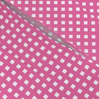 Square Grid Plaid (Small) // Bubblegum 