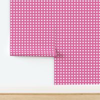 Square Grid Plaid (Small) // Bubblegum 