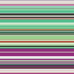 Colorful stripes |  17 – purple, green and red