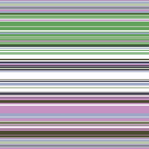 Colorful stripes |  18 – purple, gras green and brownish olive