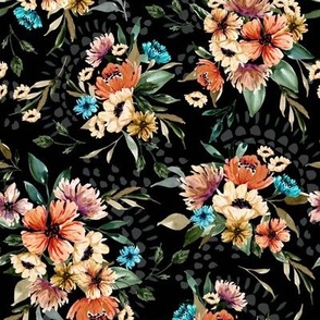 Daphnie Floral Garden - Dark