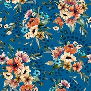 Daphnie Floral Garden - Blue