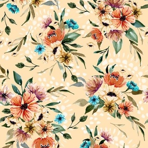 Daphnie Floral Garden - Beige