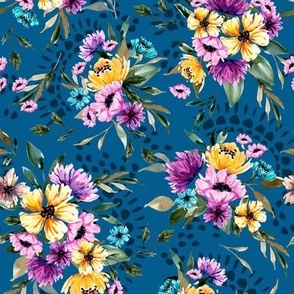 Daphnie Floral Garden - Blue