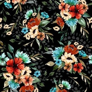Daphnie Floral Garden V03 - Dark