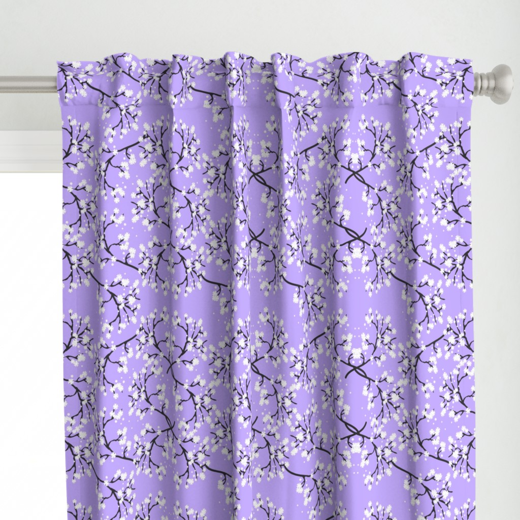 Snow White Blossom Lace - English Lavender 