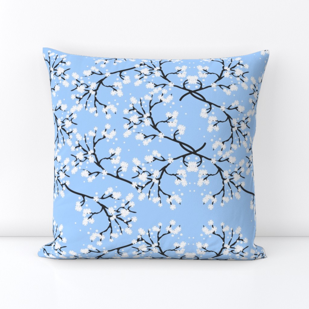 Snow White Blossom Lace - baby blue