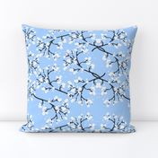 Snow White Blossom Lace - baby blue