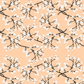 Snow White Blossom Lace - sandy beige 