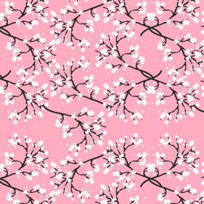 Snow White Blossom Lace - vintage pink 
