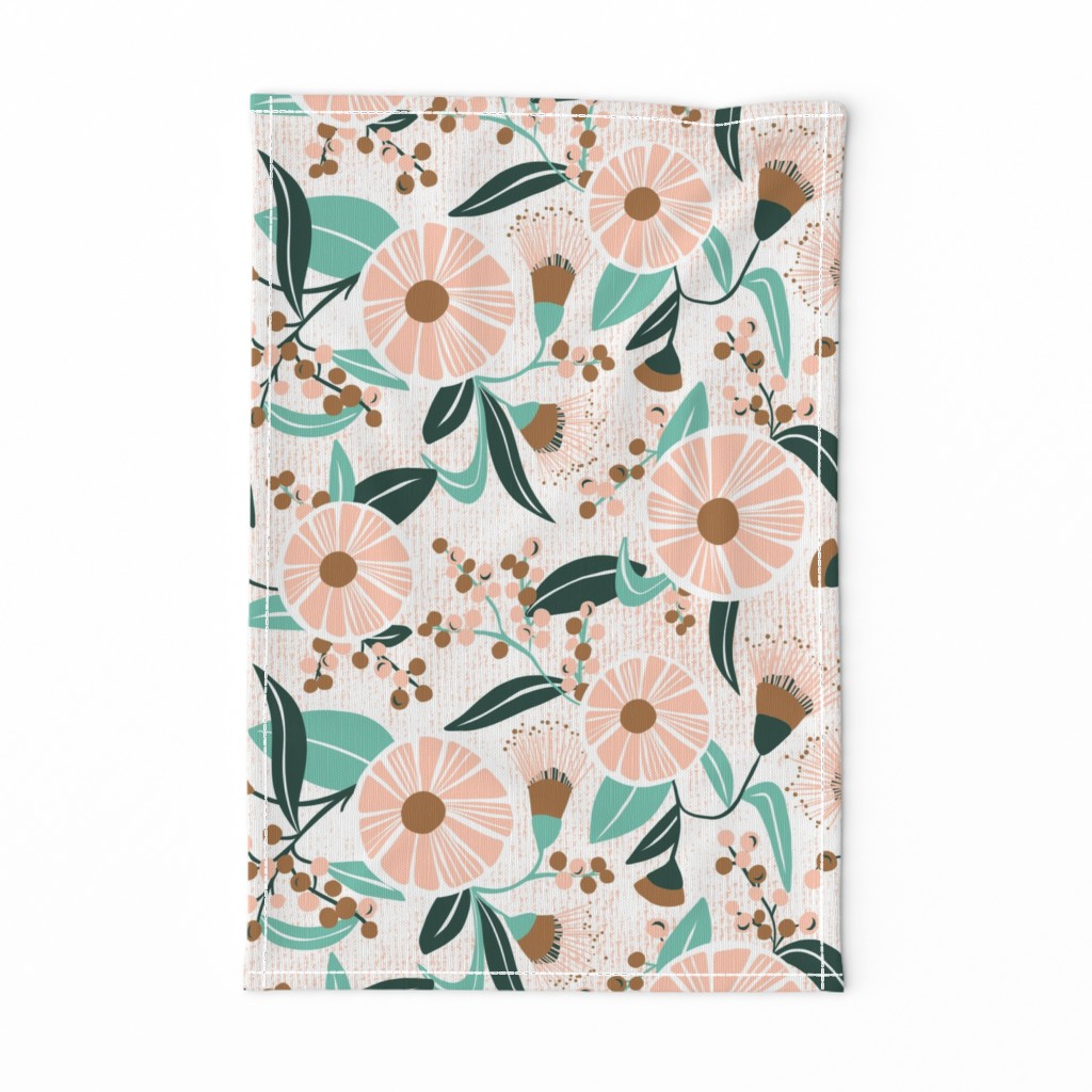 Madelyn - White Botanical Floral Large Scale