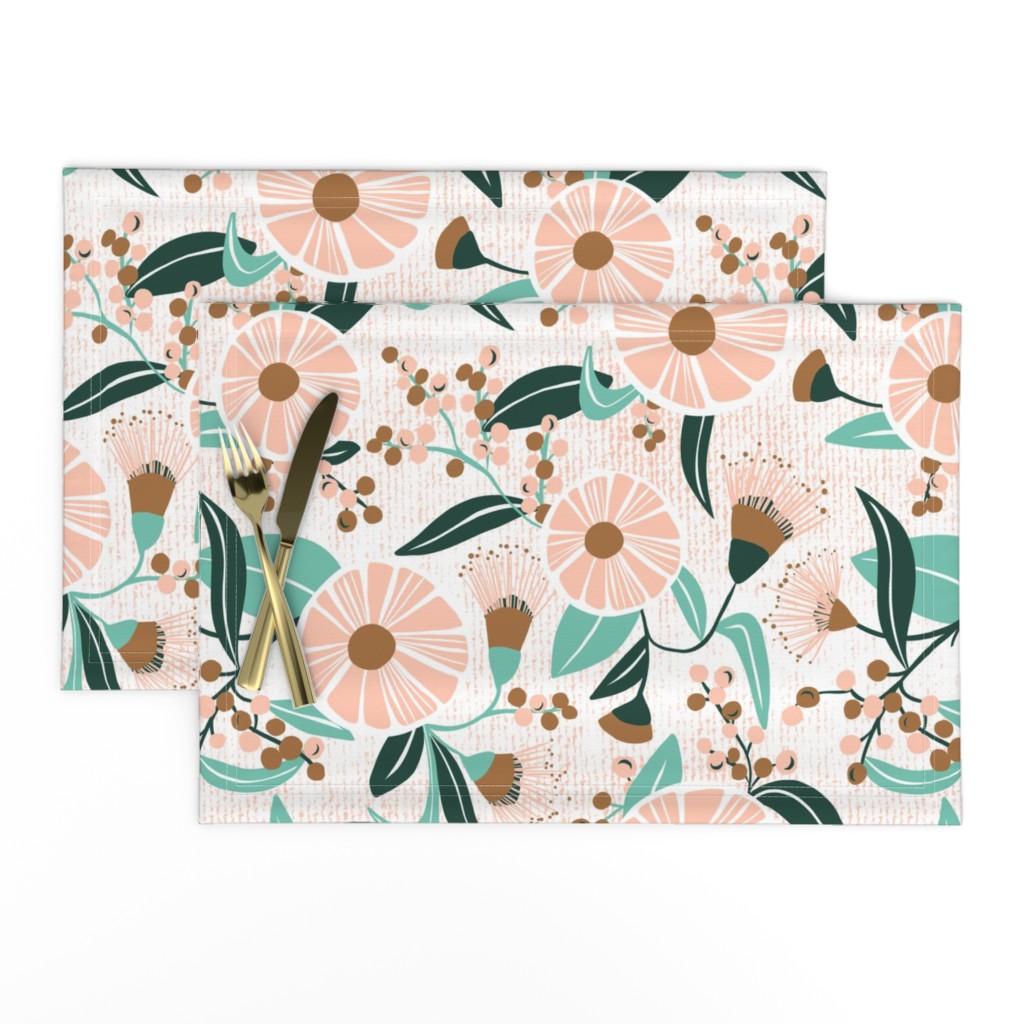 Madelyn - White Botanical Floral Large Scale