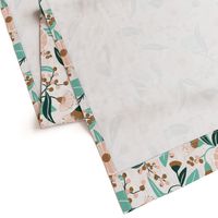 Madelyn - White Botanical Floral Large Scale