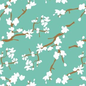 Blooming apple branches | Spearmint