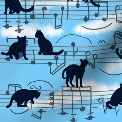musical kittens pentagram