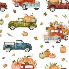 Pumpkin Farm // White - Fall, Halloween