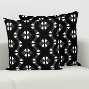 BLACK WHITE SPOONFLOWER TILE 3