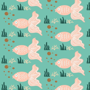 limited color palette Fish