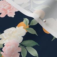 Kumquat bouquet navy