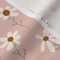 Wild Daisies / Dusty Pink