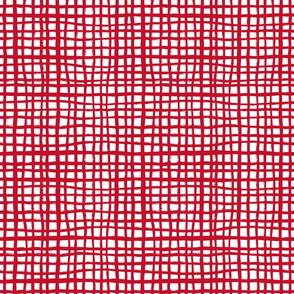 grid lines red grid fabric coordinate