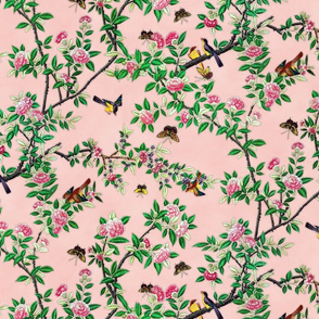 Chinoiserie Peach - small