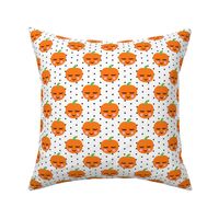 Cute Halloween Pumpkins - polka dots - LAD19