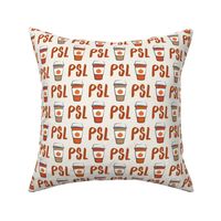 Pumpkin Spice - PSL - Coffee Cups - Latte - Pumpkin fall drink - LAD19