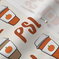 Pumpkin Spice - PSL - Coffee Cups - Latte - Pumpkin fall drink - LAD19