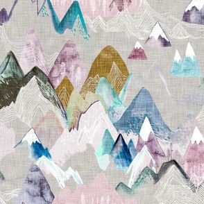 Call of the Mountains (pastel) LRG