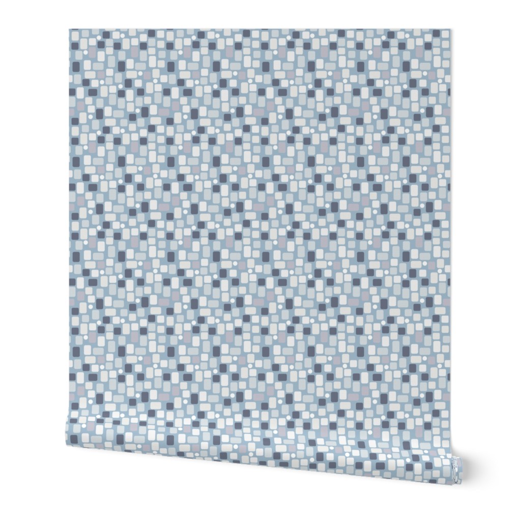 scattered rectangles light blue and gray | small