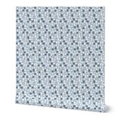 scattered rectangles light blue and gray | small