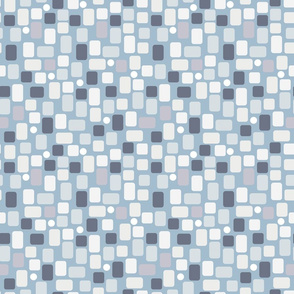 scattered rectangles light blue and gray | small