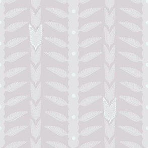 pale botanical ethnic stripes by rysunki_malunki