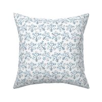 Snowflakes grey and blue – small scale