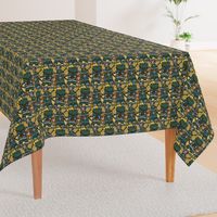 Tiki Tropics (Green and Mustard)