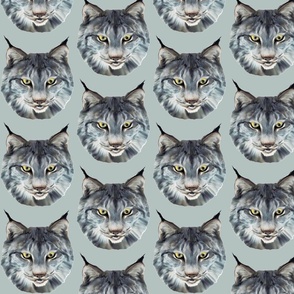 the wild cat wild animal fabric