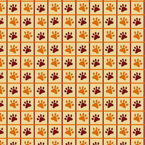 Dog Days Collection Paw Grid