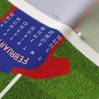 2023 Sports Calendar - Soccer - Tea Towel