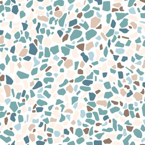 Terrazzo mint summer fresh green