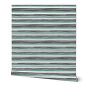 Small Watercolor Stripes White Spearmint Multi by Friztin