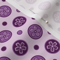Super Purple Flower Dots!