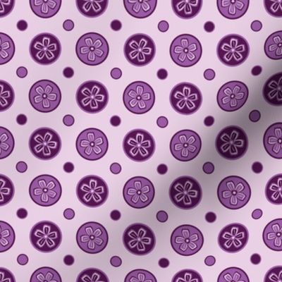 Super Purple Flower Dots!