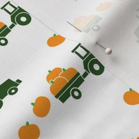 Pumpkin Picking - Fall Harvest - Green Tractors - LAD19
