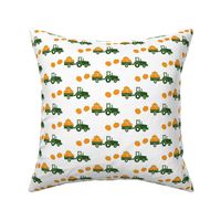 Pumpkin Picking - Fall Harvest - Green Tractors - LAD19