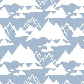 4" White Mountains Blue Back