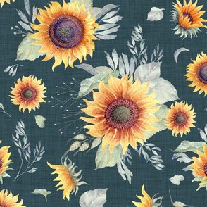 Sunrise Sunflowers // Bluewood Linen